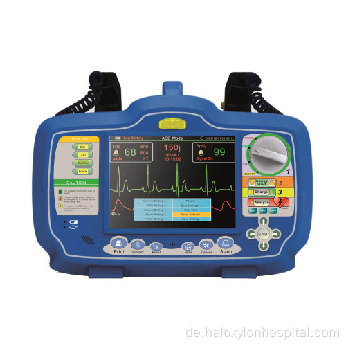 Defibrillator Notfall AED erster Haid-Geräte